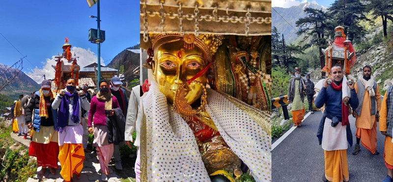 Portals of Gangotri Dham open