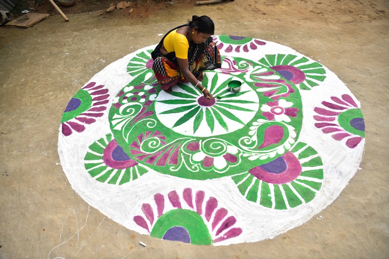 Celebration of Makar Sankranti in Agartala