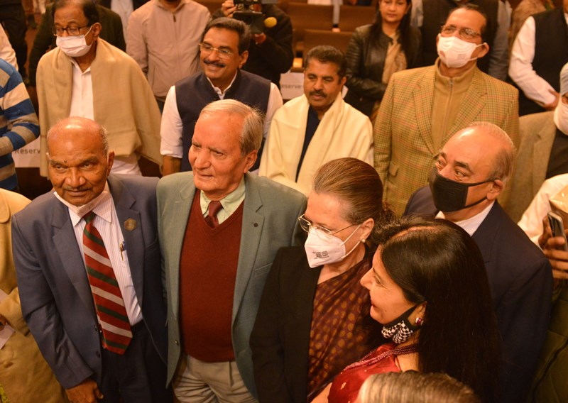 Sonia Gandhi addresses closing ceremony of an event to mark victory of Bangladesh Liberation War in Delhi