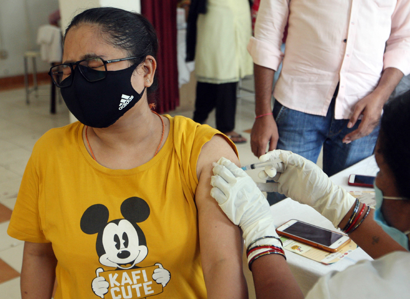 COVID-19 vaccination drive in Prayagraj