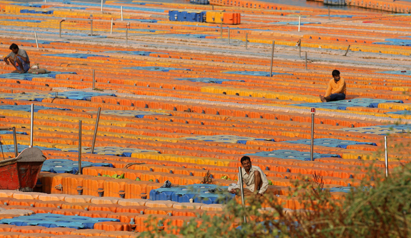 Ghats in Prayagraj don deserted look amid Covid lockdown