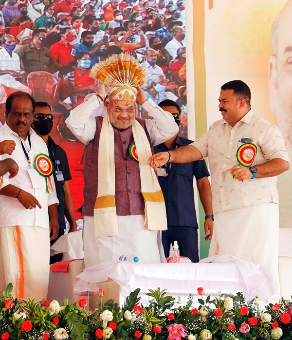Amit Shah campaigns in Kerala