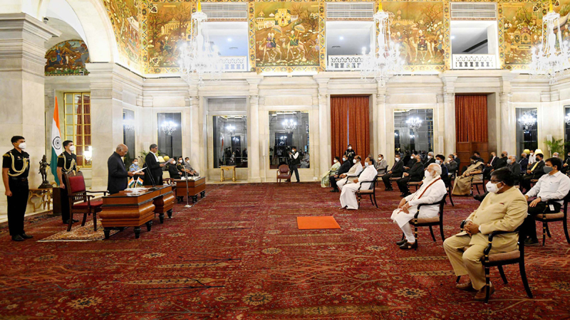 Justice NV Ramana swears in as CJI of India
