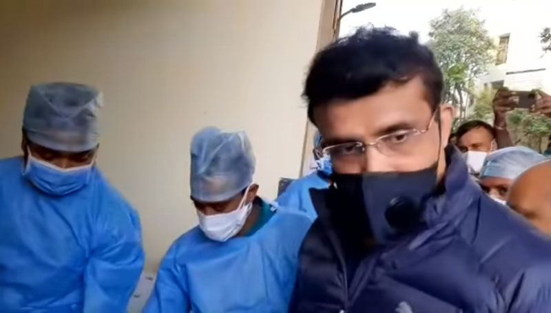 BCCI chief Sourav Ganguly re-admitted to Kolkata hospital with complaints of chest pain