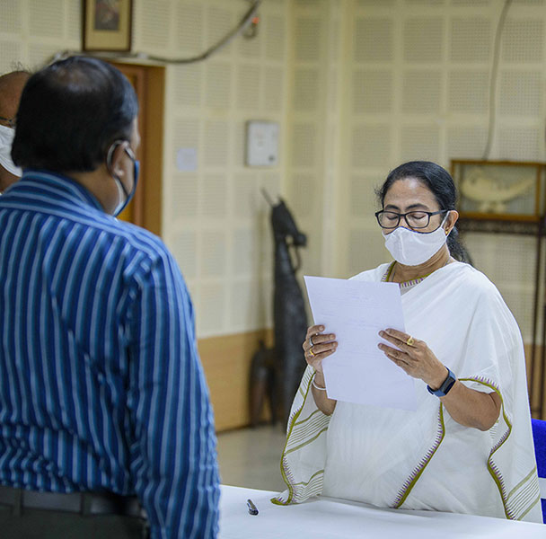 Mamata Banerjee files nomination as TMC candidate from Bhowanipore constituency