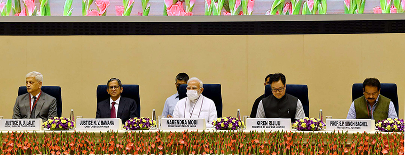 Joint Conference of Chief Ministers of the States and the Chief Justices of High Courts held in New Delhi