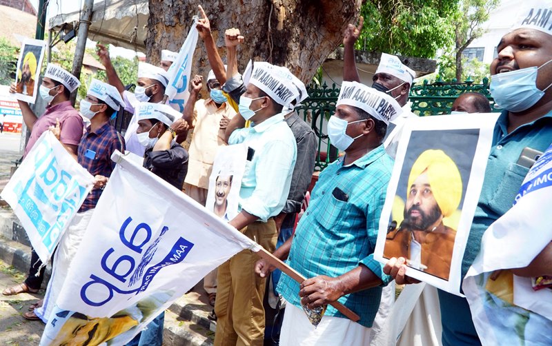 Election 2022: Glimpses of celebrations as BJP retains UP, two other states and AAP sweep Punjab