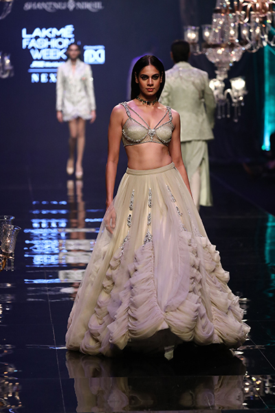 Kriti Sanon walks for designer duo Shantnu-Nikhil at Lakme Fashion Week 2022