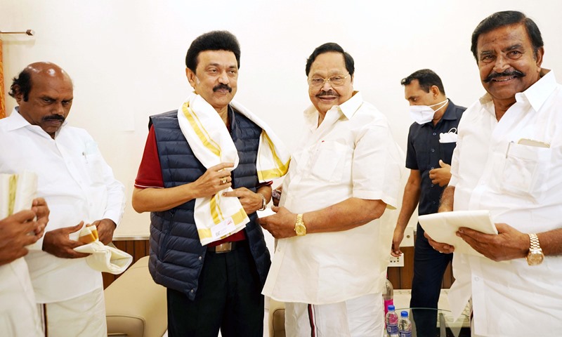 M K Stalin leaves for Dubai, Abu Dhabi on a four-day visit to woo investors