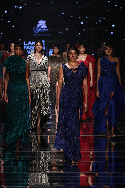 Models scorch the ramp for designer duo Paras and Shalini at Lakme Fashion Week 2022