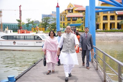 Rajnath Singh hands over 12 High Speed Guard Boats, constructed under India’s USD 100 million Line of Credit, to Vietnam