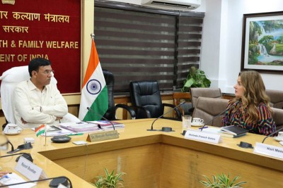 Melinda Gates meets Union Health Minister Mansukh Mandaviya, says she feels excited seeing India’s progress toward providing quality health services to everyone