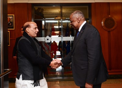 We call for increased investments by US defence companies in India: Rajnath Singh