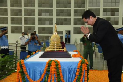 Four Holy Kapilvastu Relics of Lord Buddha reach Mongolia from India