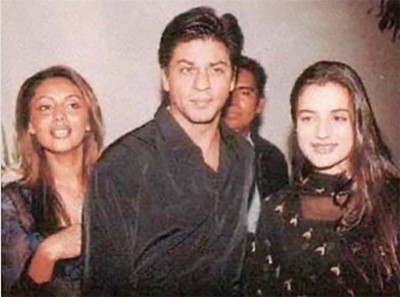 Ameesha Patel shares special throwback image on Instagram, features SRK and Gauri Khan