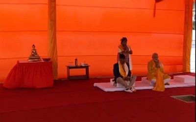 PM in Nepal: Narendra Modi performs shilanyas ceremony for International Buddhist Culture and Heritage Centre