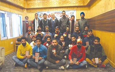 Kashmir University: All boys snow skiing contingent concludes in Gulmarg