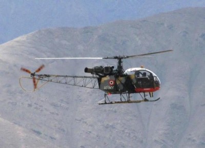 Indian Army chopper crashes in Jammu and Kashmir