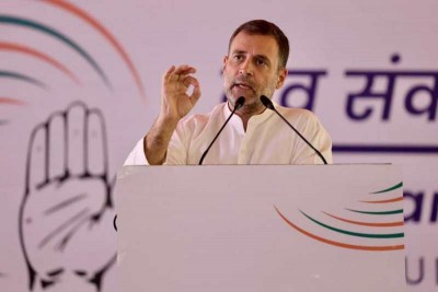 'Khadi for Nation' but Chinese Polyester for National flag: Rahul Gandhi slams PM Modi over his Khadi pitch