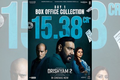 Drishyam 2 mints Rs 15.38 cr on opening day