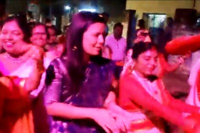 Mahua Moitra shares video of her dancing to mark Durga Puja festivities