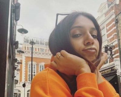 Bhumi Pednekar enjoying her stay in London, enjoys her cup of coffee