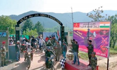 Jammu and Kashmir:  Army organises bike rally in Machil sector