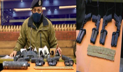 Kashmir: Police bust militant module, arrest 2 TRF militants, associates