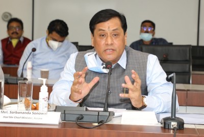 Union Minister Sarbananda Sonowal visits Goalpara to review the progress of various developmental projects under Aspirational Districts Programme