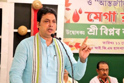 Biplab Deb BJP's nominee for Tripura Rajya Sabha bypoll