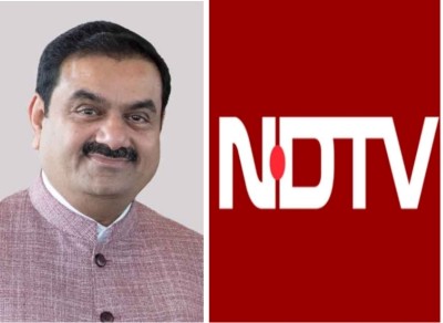 Adani Group's media arm set to acquire majority stake in NDTV