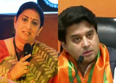 Smriti Irani, Jyotiraditya Scindia get additional portfolios as two ministers resign