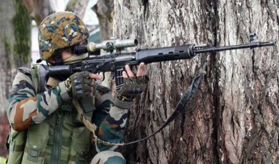 JK: Encounter rages between terrorists, security forces in Pulwama