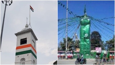 Karnataka: Islamic flags replaced with Tricolour on Kolar clock tower