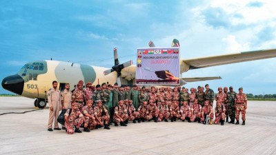 Royal Army of Oman contingent for Joint Exercise Al NAJAH-IV Arrive in India