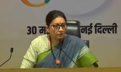 Rahul Gandhi's ED questioning: Smriti Irani says Congress leaders protesting to save Gandhi family’s assets