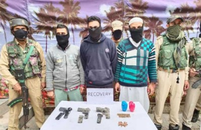 Jammu and Kashmir: 3 militants involved in Sarpanch killing arrested