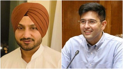 AAP picks Harbhajan Singh, Raghav Chadha, 3 others from Punjab as Rajya Sabha candidates