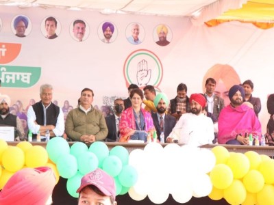 Change in Punjab leadership as Amarinder govt was run by  BJP from Centre: Priyanka