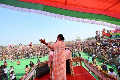 BJP's attack on me proves their defeat in UP: Mamata in Modi's constituency Varanasi