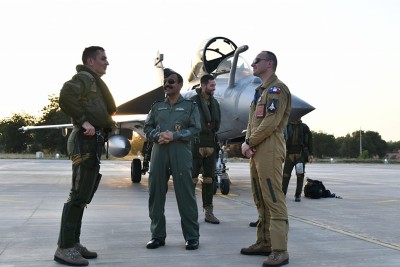 IAF, French Air and Space Force personnel participating in bilateral exercise 'Garuda VIl'