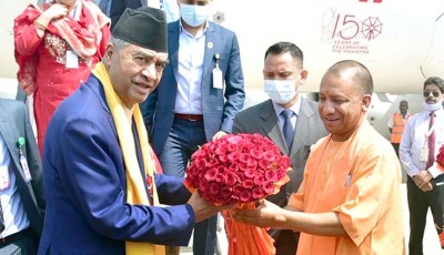 Nepal PM Deuba visits Kashi, impressed by city's new look