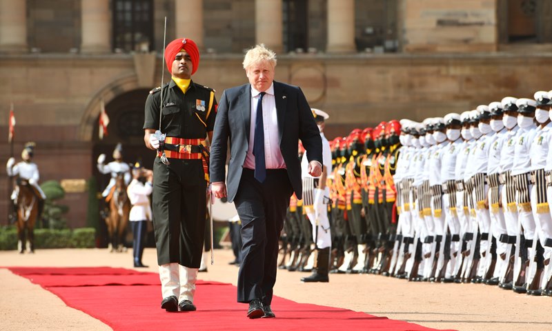 Boris Johnson, PM Modi meet in New Delhi