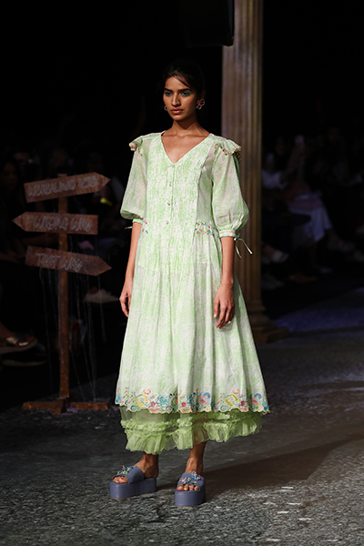 Eka showcases the spring summer collection at the Lakme Fashion Week 2022