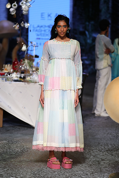 Eka showcases the spring summer collection at the Lakme Fashion Week 2022