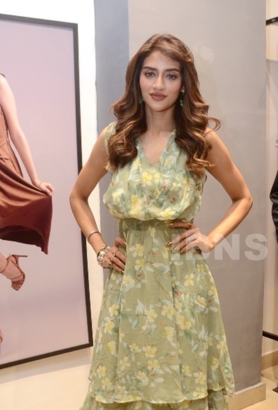 Nusrat Jahan at the launch of Latin Quarters' pujo collection in Kolkata