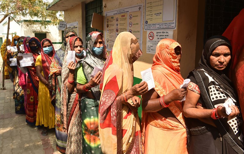 Polling underway in fifth phase of Uttar Pradesh elections