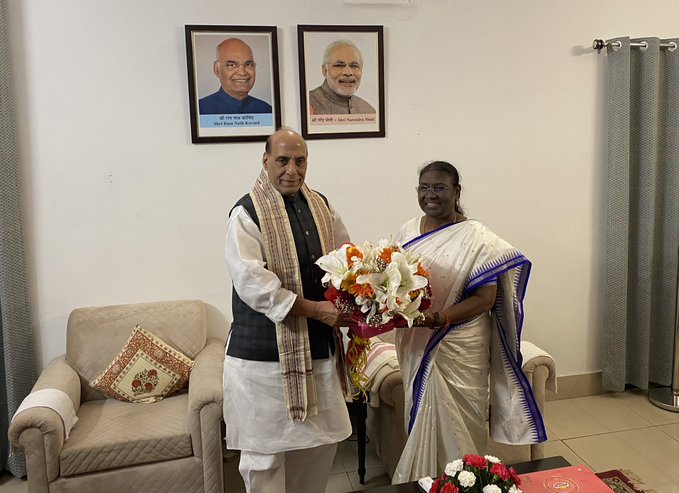 PM Modi, JP Nadda congratulate India's new President Droupadi Murmu