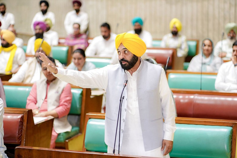 Punjab CM Bhagwant Mann address assembly