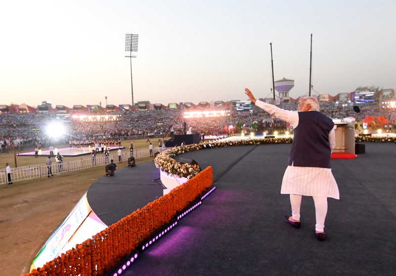PM Modi addresses gathering at Ahmedabad's 11th Khel Mahakumbh
